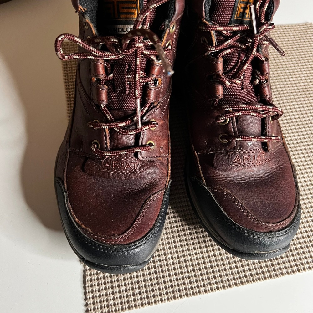 Ariat Telluride II H2O Womens Hiking Boots Brown Leather Waterproof 8B 10004138 - Picture 5 of 7
